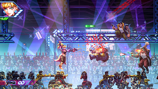 画像ギャラリー No.002のサムネイル画像 / 鮮やかなドット絵がネオンのように輝く新作ラン&ガンアクション「Neon Inferno」の発売日が10月2日に決定
