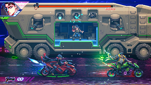 画像ギャラリー No.004のサムネイル画像 / 鮮やかなドット絵がネオンのように輝く新作ラン&ガンアクション「Neon Inferno」の発売日が10月2日に決定