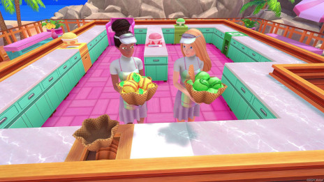 画像ギャラリー No.003のサムネイル画像 / 「Barbie Project Friendship」，Switch/PS向けダウンロード版を日本語対応で発売。バービーになって，コミュニティセンターを復興しよう