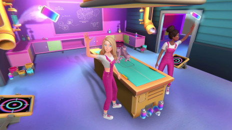 画像ギャラリー No.005のサムネイル画像 / 「Barbie Project Friendship」，Switch/PS向けダウンロード版を日本語対応で発売。バービーになって，コミュニティセンターを復興しよう
