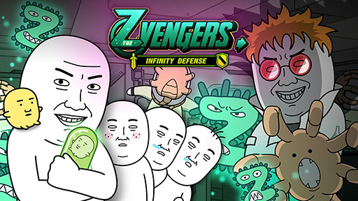 画像ギャラリー No.001のサムネイル画像 / 「The ZVENGERS -INFINITY DEFENSE-」，PC版を6月19日にリリース。スタンプ「Today's Meme」のキャラが登場するディフェンスゲーム