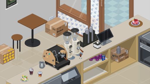 画像ギャラリー No.001のサムネイル画像 / 街角の小さなカフェを経営しながら，アパートで暮らしていくSLG「バリスタになろう！」，Steamストアページを公開