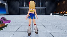 画像ギャラリー No.018のサムネイル画像 / 「ゼンシンマシンガール」ゲームプレイ動画第6弾「DLC紹介編（1）」を公開。チアガールやバニーガールに着替えたヒロインたちの戦闘シーンを収録