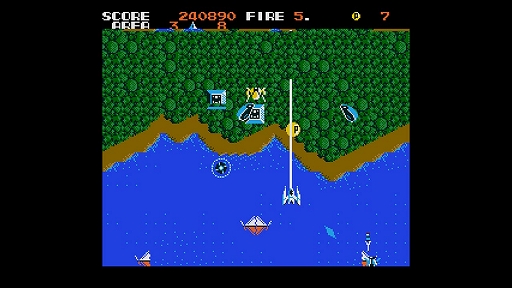 画像ギャラリー No.005のサムネイル画像 / 「EGGコンソール ザナックEX MSX2」本日配信。MSX版「ザナック」の後日譚が描かれるコンパイルの縦スクロールシューティング