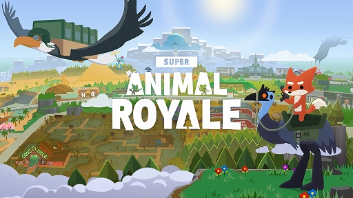 画像ギャラリー No.001のサムネイル画像 / 廃墟のサファリパークで64匹の動物がバトルロイヤル。「Super Animal Royale」コンシューマ版を2025年末に国内リリース決定