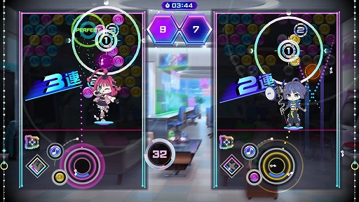 画像ギャラリー No.002のサムネイル画像 / タイトーの新作リズムパズルゲーム「QQQbeats!!!（キュキュキュビーツ）」，Switch向けに2025年秋の発売決定