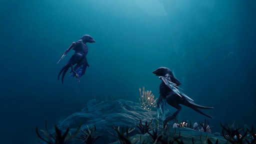 画像ギャラリー No.007のサムネイル画像 / 鳥類の末裔トゥアイの1羽として，氷河期が訪れた6500万年後の海で生き抜く。アクションADV「グレイシャード」，Switch2版が今冬発売決定