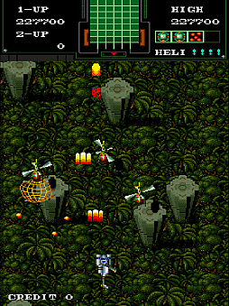 画像ギャラリー No.006のサムネイル画像 / 1988年にSNKからリリースされたSTG「航空騎兵物語」，アーケードアーカイブスで8月21日配信。戦闘用ヘリを駆り，全12ステージの攻略に挑む
