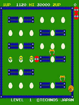 画像ギャラリー No.002のサムネイル画像 / 1983年にテクノスジャパンから発売された「スクランブル・エッグ」，アーケードアーカイブス2/アーケードアーカイブスで8月28日配信