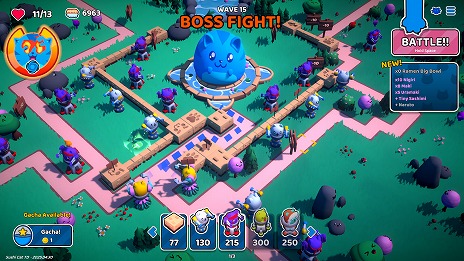 画像ギャラリー No.002のサムネイル画像 / “Sushi Cat”シリーズ最新作「Sushi Cat Tower Defense」と，歴代の5作品を収録した「Sushi Cat Legacy Collection」が発表に