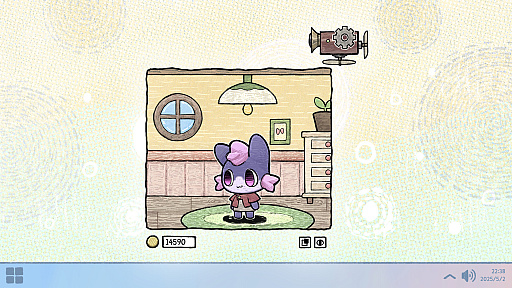画像ギャラリー No.005のサムネイル画像 / デスクトップでふわふわの生き物を育てる放置系シム「すみっこのエッゴ」，プレイテスト版を配信中