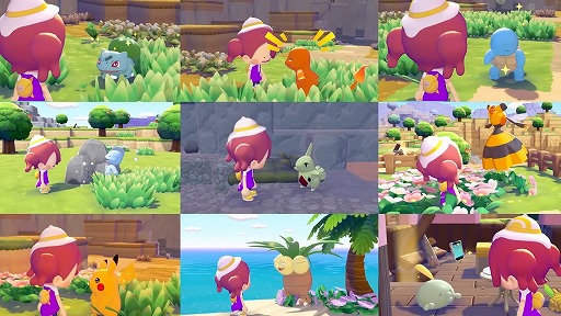 画像ギャラリー No.003のサムネイル画像 / ニンゲン姿のメタモンが，廃れてしまった街を再建する。スローライフサンドボックス「ぽこ あ ポケモン」，約10分間のゲーム紹介動画を公開