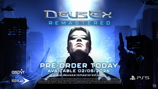 画像ギャラリー No.003のサムネイル画像 / 初代「Deus Ex」のリマスター版が発表に。コントローラでの操作に最適化し，2026年2月5日発売