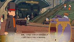 画像ギャラリー No.003のサムネイル画像 / 「レイトン教授と蒸気の新世界」，レイトン教授とルークの掛け合いを楽しめる最新PVが公開に。発売時期は2026年内を予定