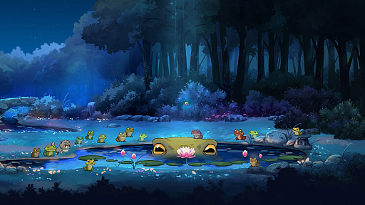 画像ギャラリー No.008のサムネイル画像 / 猫とカエルの絆を描く「Princess of the Water Lilies」（ほぼ日 インディーPick Up！）
