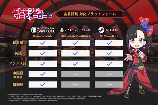 画像ギャラリー No.001のサムネイル画像 / 悪役令嬢が地獄から成り上がりを目指す新作アドベンチャー「エトランジュ オーヴァーロード」，PC版の発売が決定