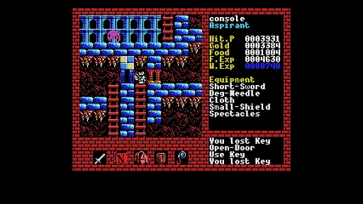 画像ギャラリー No.005のサムネイル画像 / 「EGGコンソール ザナドゥ MSX」本日配信。1987年に日本ファルコムから発売されたサイドビューのアクションRPG