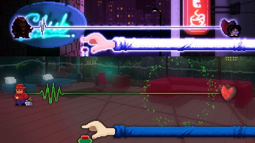 画像ギャラリー No.004のサムネイル画像 / Steamで“圧倒的に好評”なリズムゲーム「Rhythm Doctor」，正式リリース。ストーリー最終章が追加され，ステージエディターに多数の変更も