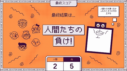 画像ギャラリー No.004のサムネイル画像 / AIにバレずに人間にお題を伝えるパーティお絵描きゲーム「デヴィエーション・ゲーム」，12月12日にSteamでリリース