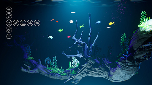 画像ギャラリー No.006のサムネイル画像 / 魚，植物，潜水艦など好きなものを描いて水槽を作り上げるサンドボックス「Drawquarium」，Steamストアページを公開中