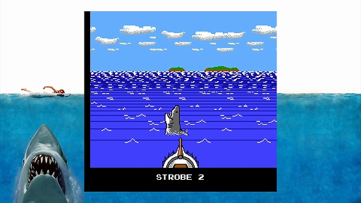 画像ギャラリー No.005のサムネイル画像 / 映画「ジョーズ」のNES用ソフト「JAWS」がPS5とSwitchで蘇る。機能を追加した「JAWS RETRO EDITION」物理版の予約を受付中