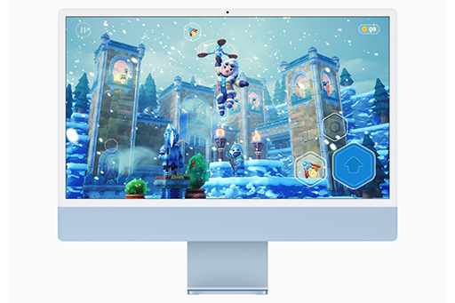 画像ギャラリー No.004のサムネイル画像 / Apple,「Apple M1」搭載の新型「iMac」を発表。鮮やかな7色のカラーバリエーションを用意