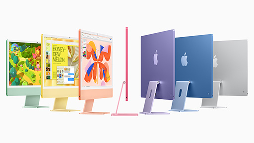 画像ギャラリー No.002のサムネイル画像 / 24インチ「iMac」が3年ぶりに新登場。iPad Proと同じ「M4」プロセッサで高性能＆AI対応を実現