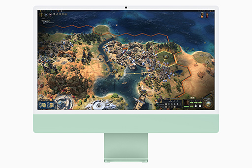 画像ギャラリー No.003のサムネイル画像 / 24インチ「iMac」が3年ぶりに新登場。iPad Proと同じ「M4」プロセッサで高性能＆AI対応を実現
