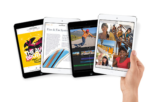 画像ギャラリー No.002のサムネイル画像 / Apple，Retina display搭載の「iPad mini」と薄型軽量化を実現した「iPad Air」を発表