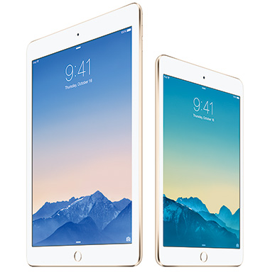 画像ギャラリー No.002のサムネイル画像 / Apple，厚さ約6.1mmでA8Xプロセッサ搭載の「iPad Air 2」を発表。A7プロセッサ搭載の「iPad mini 3」はマイナーチェンジのみ