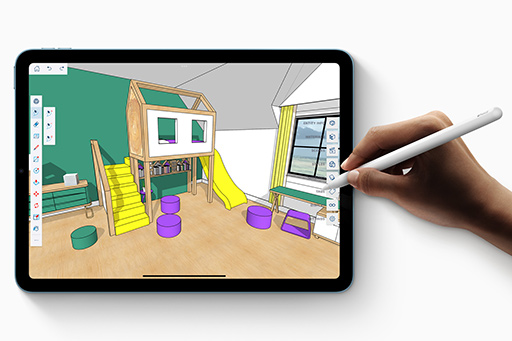 画像ギャラリー No.004のサムネイル画像 / Apple，シリーズ初のM1プロセッサ採用で性能向上した「iPad Air」第5世代モデルを3月18日発売