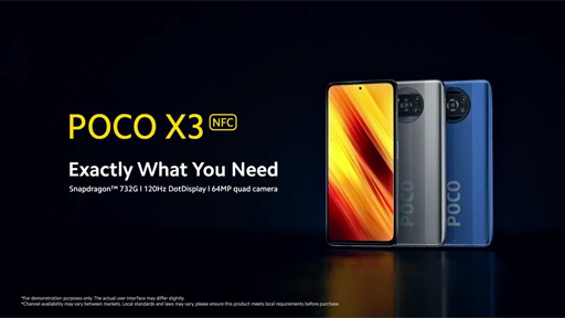 画像ギャラリー No.002のサムネイル画像 / Xiaomi，4眼式カメラ搭載のミドルクラススマホ「POCO X3 NFC」を発表。搭載SoCはSnapdragon 732G