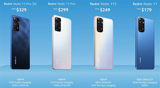 画像ギャラリー No.003のサムネイル画像 / Xiaomi，ミドルクラス市場向けスマホ「Redmi Note 11」シリーズを発表。上位モデルで1億800万画素カメラを搭載