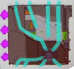 画像ギャラリー No.006のサムネイル画像 / サーモグラフで見る「PlayStation 4」の熱処理の実際。縦置きと横置きで少し違いが？