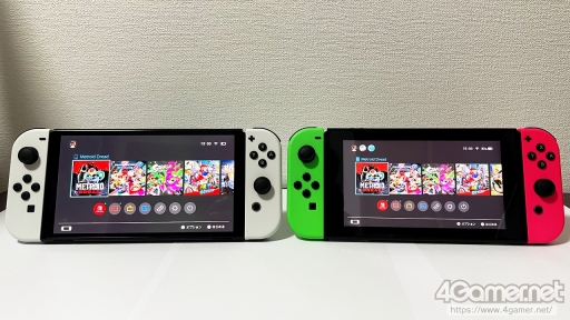 画像ギャラリー No.031のサムネイル画像 / 本日発売「Nintendo Switch（有機ELモデル）」を開封！ 映像や本体の仕様は従来モデルと何が違うのか，写真や動画で比較してみた