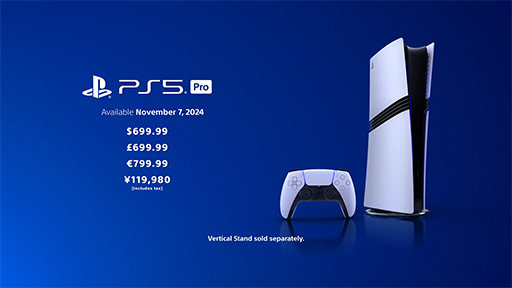 画像ギャラリー No.002のサムネイル画像 / PS5初の高性能モデル「PlayStation 5 Pro」がついに発表！　発売日は11月7日