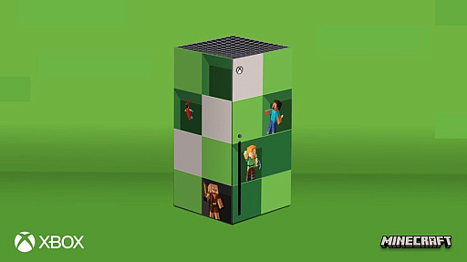 画像ギャラリー No.001のサムネイル画像 / Xbox Series X購入で，本体を「Minecraft」デザインにできるスキンシールが数量限定でもらえるキャンペーンがスタート