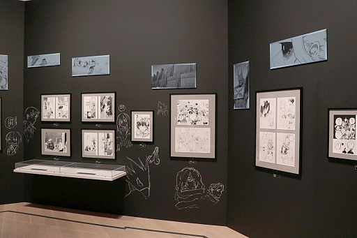 画像ギャラリー No.008のサムネイル画像 / 「堀越耕平『僕のヒーローアカデミア』原画展」内覧会レポート。ヒーローの成長や敵（ヴィラン）との死闘など，原画や描き下ろしを惜しみなく展示
