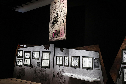 画像ギャラリー No.011のサムネイル画像 / 「堀越耕平『僕のヒーローアカデミア』原画展」内覧会レポート。ヒーローの成長や敵（ヴィラン）との死闘など，原画や描き下ろしを惜しみなく展示