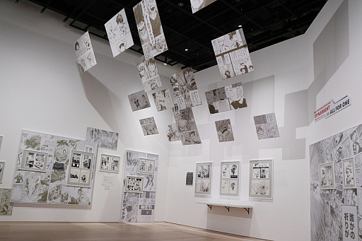 画像ギャラリー No.012のサムネイル画像 / 「堀越耕平『僕のヒーローアカデミア』原画展」内覧会レポート。ヒーローの成長や敵（ヴィラン）との死闘など，原画や描き下ろしを惜しみなく展示