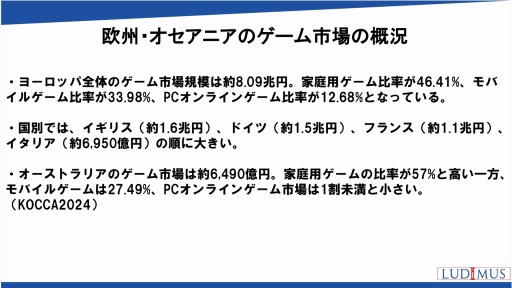 画像ギャラリー No.006のサムネイル画像 / 世界の国や地域におけるオンラインゲーム市場の動向，海外企業との協業の可能性を解説。日本オンラインゲーム協会のセミナーレポート