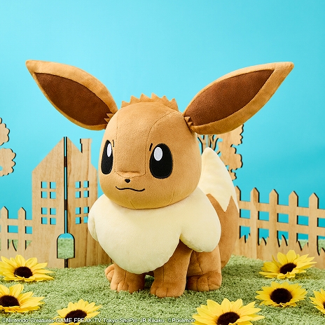 画像ギャラリー No.006のサムネイル画像 / 「Pok&eacute;mon PikaPika★Summer Days! キャンペーン in ナムコ」が7月11日から開催。イーブイなどの大型ぬいぐるみがプライズに登場