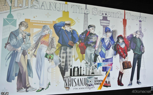 画像ギャラリー No.004のサムネイル画像 / 月ノ美兎さんとコラボ，圧巻の壁面パネルも登場。「NIJISANJI × THE SEVENTH TOWER」東京タワー編レポート