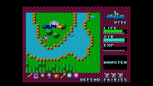 画像ギャラリー No.003のサムネイル画像 / 「EGGコンソール ハイドライド MSX2」本日配信。勇者ジムが神話伝説最強の悪魔バラリスの打倒を目指して冒険するアクションRPG