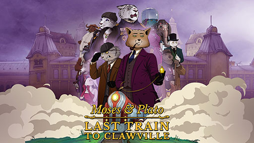画像ギャラリー No.001のサムネイル画像 / 動物モノのミステリーアドベンチャー「Moses & Plato - Last Train to Clawville」，4月14日にSteamとGOGで発売