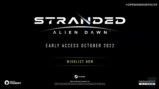 画像ギャラリー No.001のサムネイル画像 / 未知の惑星で生き抜くサバイバルSLG「Stranded: Alien Dawn」，2022年10月にSteamでアーリーアクセスを予定