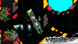 画像ギャラリー No.005のサムネイル画像 / 暴力で国を守れ。日本語ラップでアゲる，バイオSF×日本神話のハードコア高速アクション「SONOKUNI」プレイ映像を公開