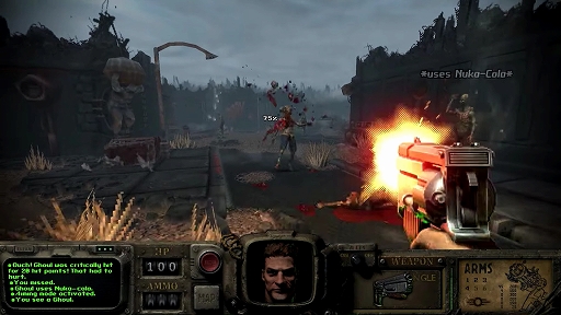 画像ギャラリー No.002のサムネイル画像 / ファンメイドMOD「Fallout: Bakersfield」，最新トレイラーを公開。ネクロポリスの攻防をGZDoomエンジンでFPSに昇華