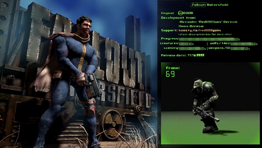 画像ギャラリー No.006のサムネイル画像 / ファンメイドMOD「Fallout: Bakersfield」，最新トレイラーを公開。ネクロポリスの攻防をGZDoomエンジンでFPSに昇華
