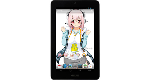 画像ギャラリー No.002のサムネイル画像 / 「すーぱーそに子」とコラボレーションしたAndroidタブレット，300台限定で8月6日発売